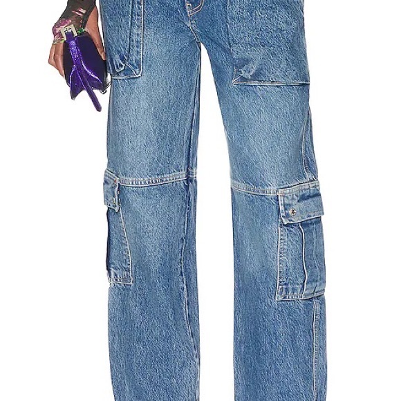 FP WE THE FREE Marx Slouchy High Rise Carpenter Straight Wide Leg Boyfriend Jean - Picture 8 of 8